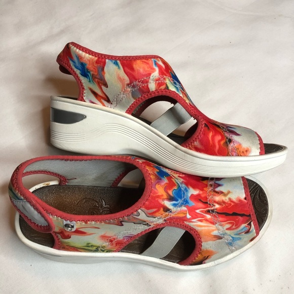 Ezees wedge multicolor sandals - Picture 10 of 10